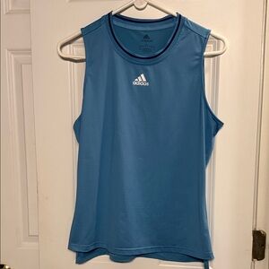 Adidas Sky Blue Tennis  Tank